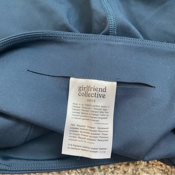 Girlfriend Collective High-Rise Run Short EUC - Picture 4 of 5